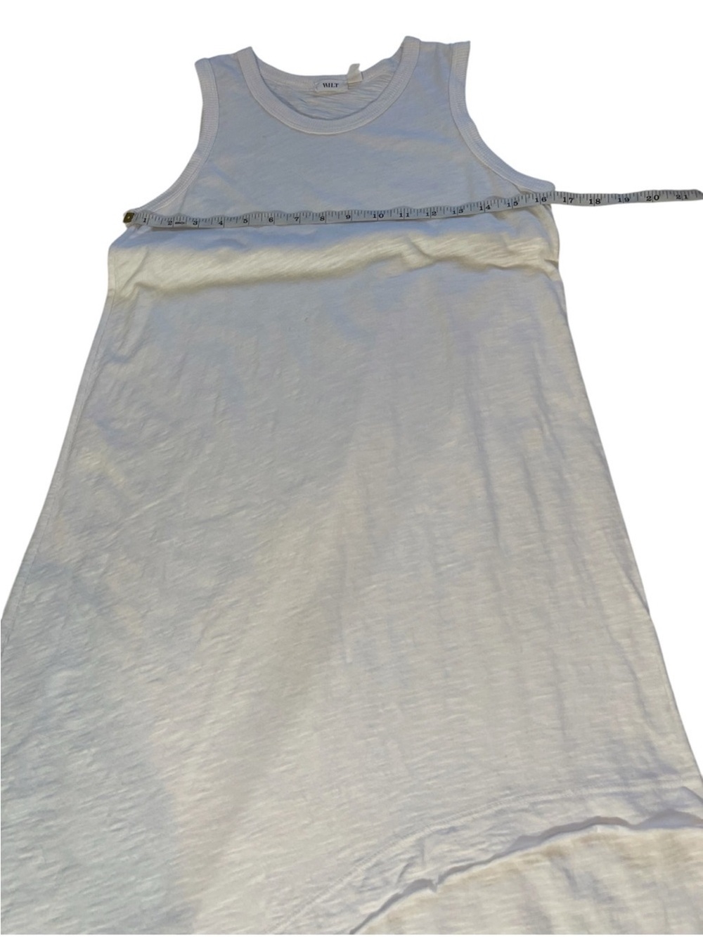 Wilt
Wilt Sleeveless Trapeze Tank-Style Dress asymmetrical uneven hem. - Picture 5 of 10